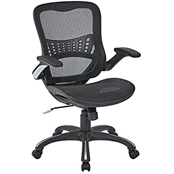 Office Star Mesh Back & Seat, 2-to-1 Synchro & Lumbar Support